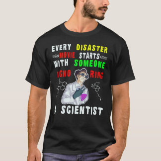 Lönsam vetenskapsman, citat geek t shirt
