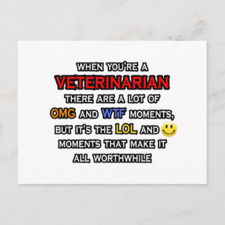 Lönsam veterinär ... OMG WTF LOL Vykort