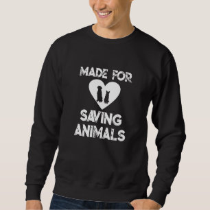 Lönsam veterinär vet Tech tillverkad för att rädda Lång Ärmad Tröja