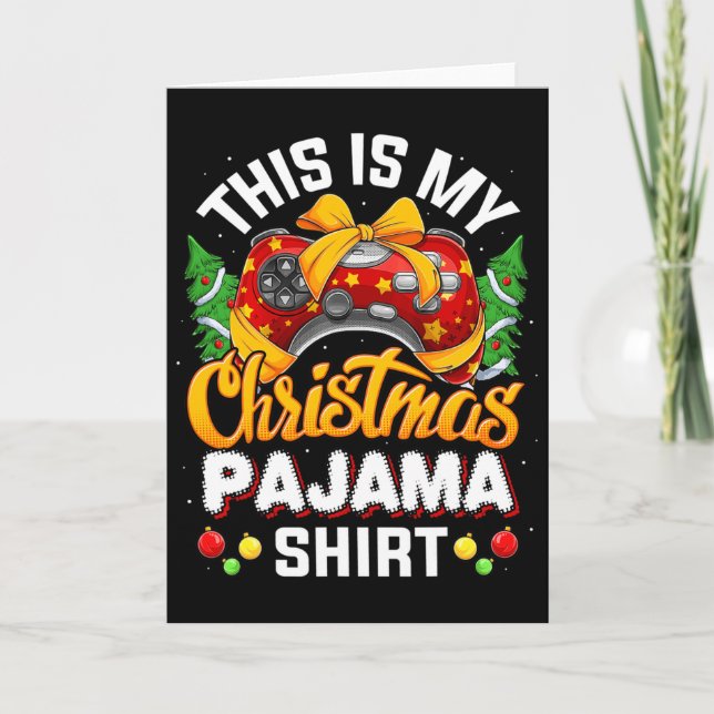 Lönsam videospelskontroll Jultomten Hat Ga Kort (Framsida)