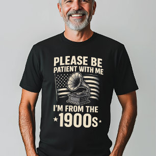 Lönsam Vintage 1900s Gramophone T Shirt