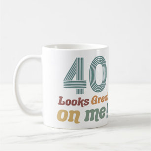 Lönsam Vintage 40:e födelsedagen Kaffemugg