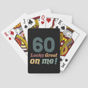Lönsam Vintage 60:e födelsedagen Casinokort