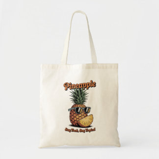 Lönsam Vintage Pineapple Tropical Retro Tygkasse