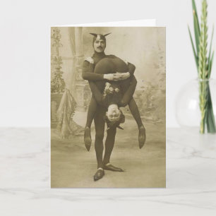 Lönsam Vintage Victorian Circus Performers vykort