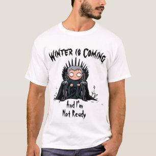 Lönsam vinter kommer Tecknad Parody Design T Shirt