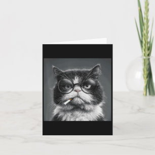 Lönsam Vuxen för grafik - kattrök, funny _2 Kort