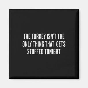 Lönsam Vuxen för olämplig Thanksgiving Magnet