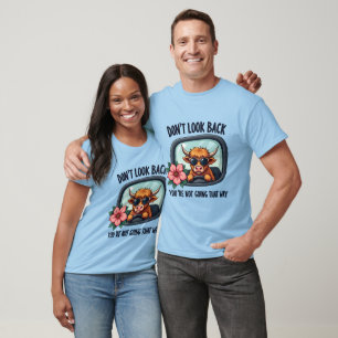 Lönsam Western konst i högland T Shirt