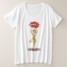 Lönsam Yoga Tecknad-popup-bild - "Namaste redan kl T Shirt