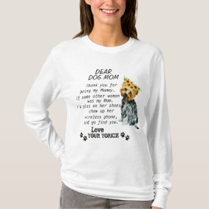 Lönsam Yorkie-födelsedagsfest citerar t-shirts