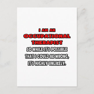 Lönsam yrkesterapi ... Mycket osannolikt Vykort