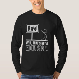 Lönsamhet för ASL American Sign Language Döv Aware T Shirt
