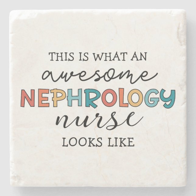 Lönsamhet för Nephrology Nurse Fantastisk Stenunderlägg (Framsidan)