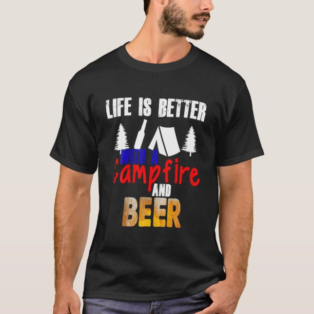 Lönsamheten är bättre med Campfire Beer Dr. T Shirt (Framsida)