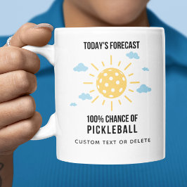 Lönsamhetsprognos 100 % Pickleball-chans Kaffemugg