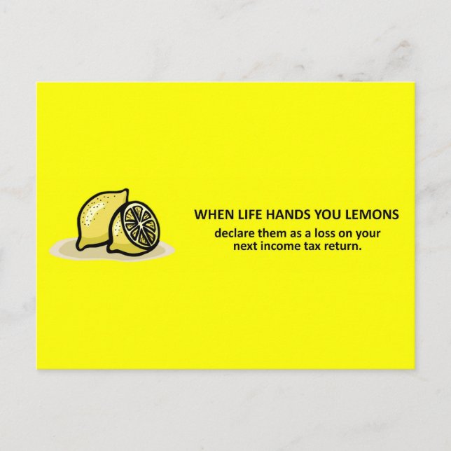 Lönsamhetsskatterådgivning vid redovisning vykort (Framsida)