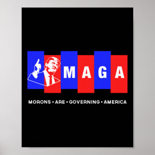 Lönsamma antitrumporoner styr Amerika Poster