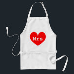 Lönsamma aprons för kvinnor | Fru Förkläde<br><div class="desc">Lönsamma aprons för kvinnor | Cute bröllop presentidé för nygifta. Skapa en för brud och triom.</div>