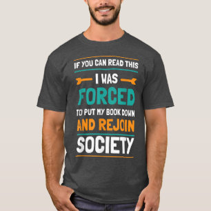 Lönsamma Bok-Älskare-citattecken för läsare och bo T Shirt