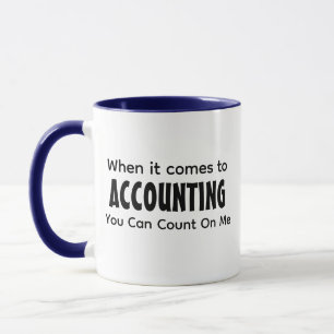 Lönsamma bokföringsmemes Pun Joke Funny Mug-citat Mugg