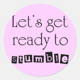 Lönsamma citattecken ger humor-klistermärke födels runt klistermärke