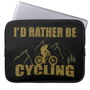 Lönsamma cykelcitattecken laptop fodral