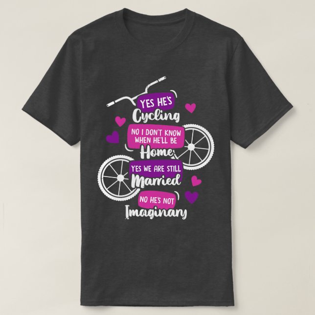 Lönsamma cyklister, fru Gift T Shirt (Design framsida)