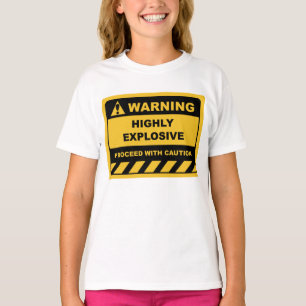 Lönsamma etiketter för varningar på människor  t shirt