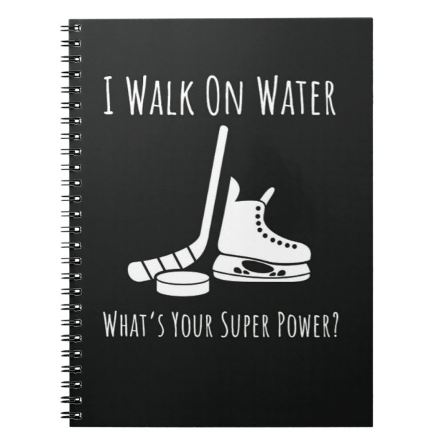 Lönsamma gåvor för Idrottsman av Hockey Players Te Anteckningsbok (Framsidan)