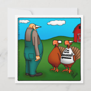 Lönsamma Humor-middagsinbjudningar i Thanksgiving Inbjudningar