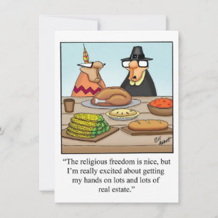 Lönsamma Humor-middagsinbjudningar i Thanksgiving Inbjudningar