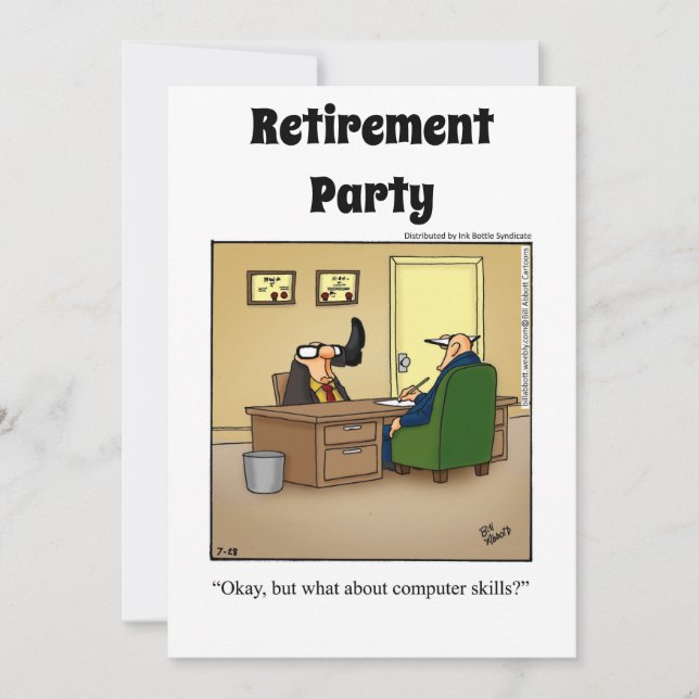Lönsamma inbjudningar till Humor-partiet Pension (Framsida)
