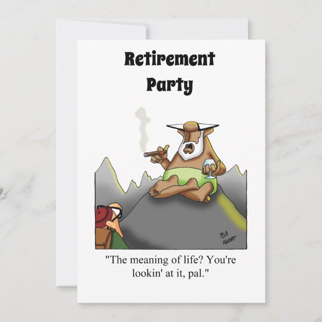 Lönsamma inbjudningar till Humor-partiet Pension (Framsida)
