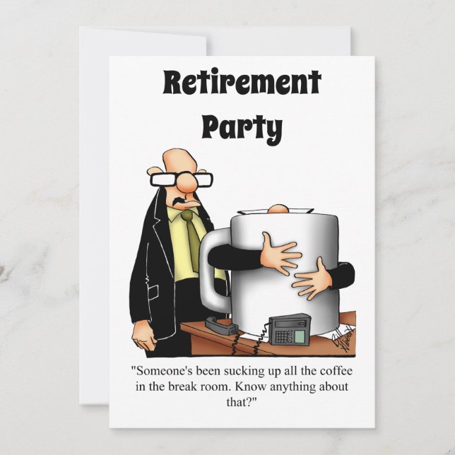 Lönsamma inbjudningar till Humor-partiet Pension (Framsida)