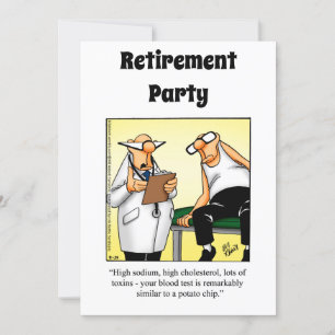 Lönsamma inbjudningar till partiet Pension Humor