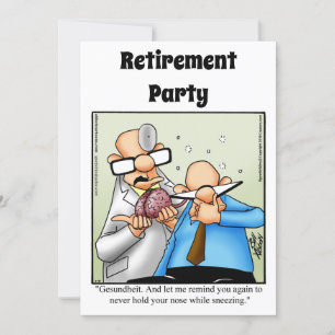 Lönsamma inbjudningar till partiet Pension Humor