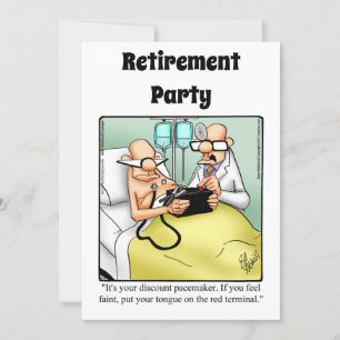 Lönsamma inbjudningar till partiet Pension Humor