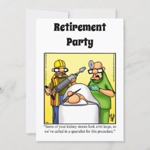 Lönsamma inbjudningar till partiet Pension Humor