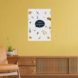 Lönsamma katter av tecknad med boromer, pumpor och poster