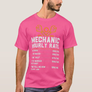 Lönsamma mekaniska timtaxor för arbete t shirt