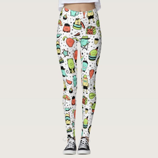 Lönsamma monster leggings (Framsida)