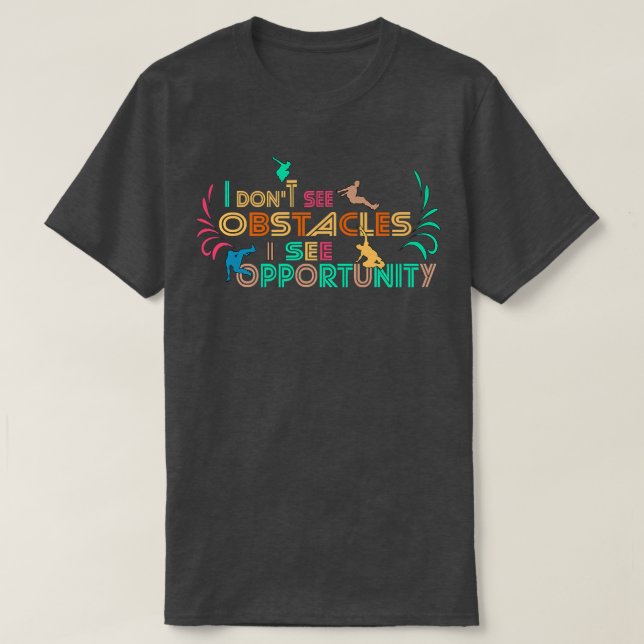 Lönsamma motivation som tränger igenom Quo T Shirt (Design framsida)
