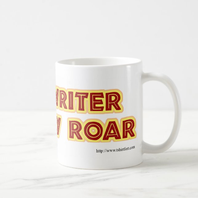 Lönsamma motiveringsförfattare, roar författarslog kaffemugg (Höger)