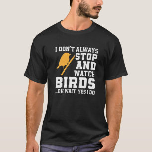 Lönsamma Nerds for Birds Älskare Bird Feeders T Shirt