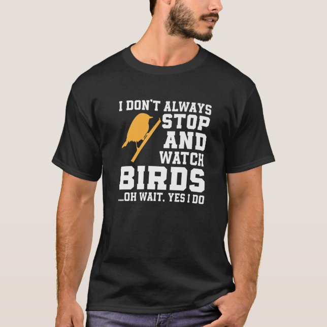 Lönsamma Nerds for Birds Älskare Bird Feeders T Shirt (Framsida)