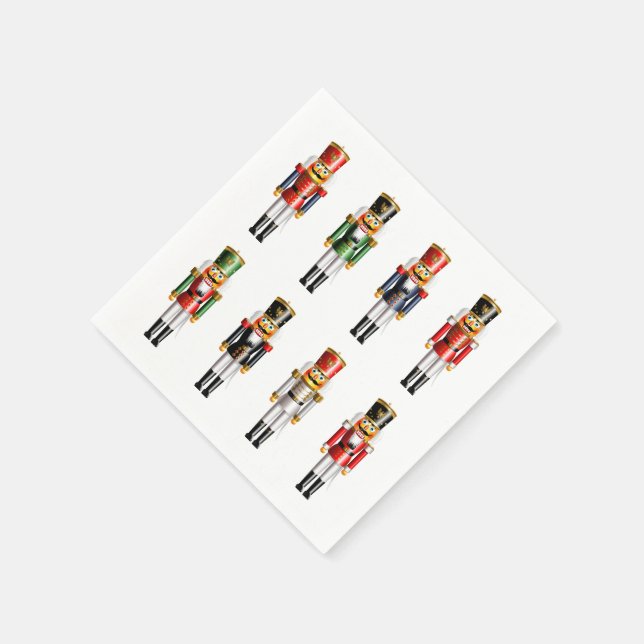 Lönsamma nutcrackers in Hussar Uniforms Pappersservett (Hörn)