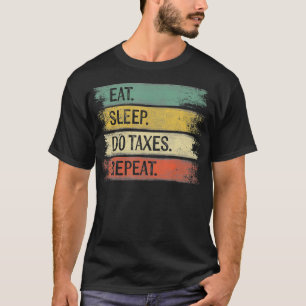 Lönsamma räkenskapsgåvor med sömn Upprepa Ac T Shirt