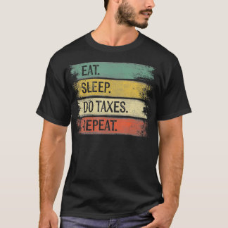 Lönsamma räkenskapsgåvor med sömn Upprepa Ac T Shirt