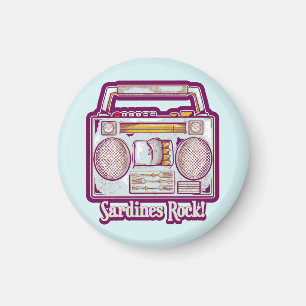 Lönsamma sardiner i stereo magnet